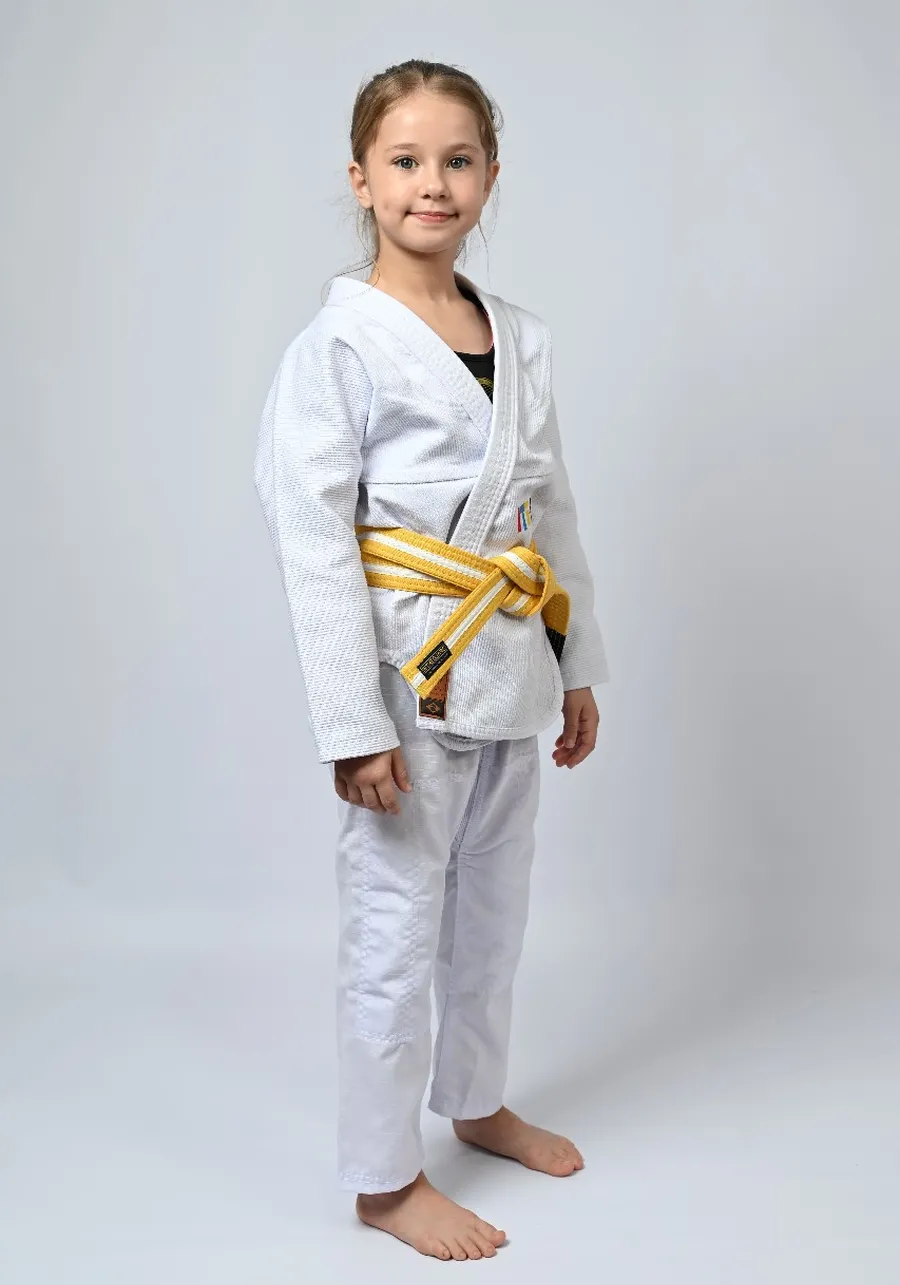 Kimono Infantil In The Guard Colors Branco