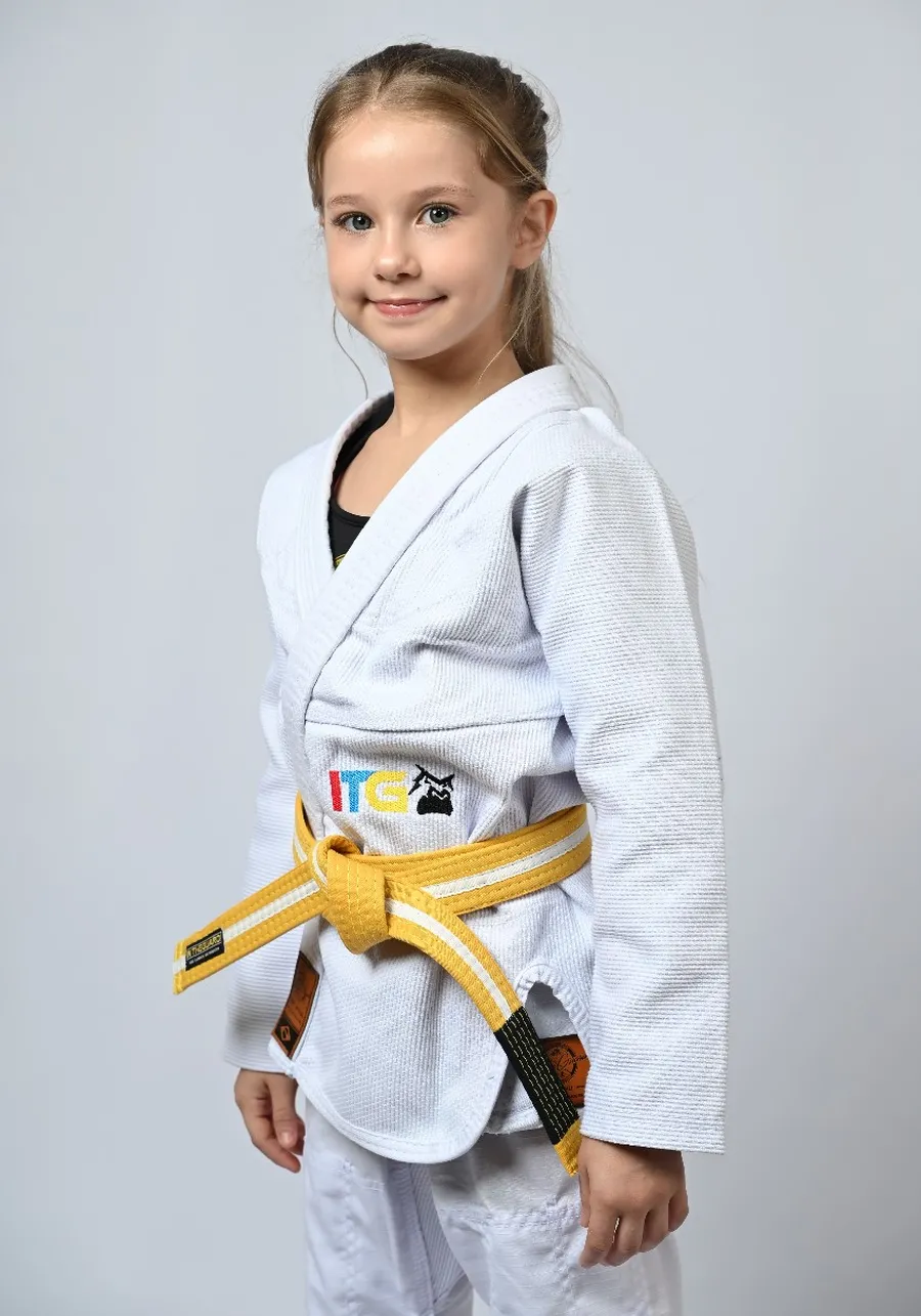 Kimono Infantil In The Guard Colors Branco