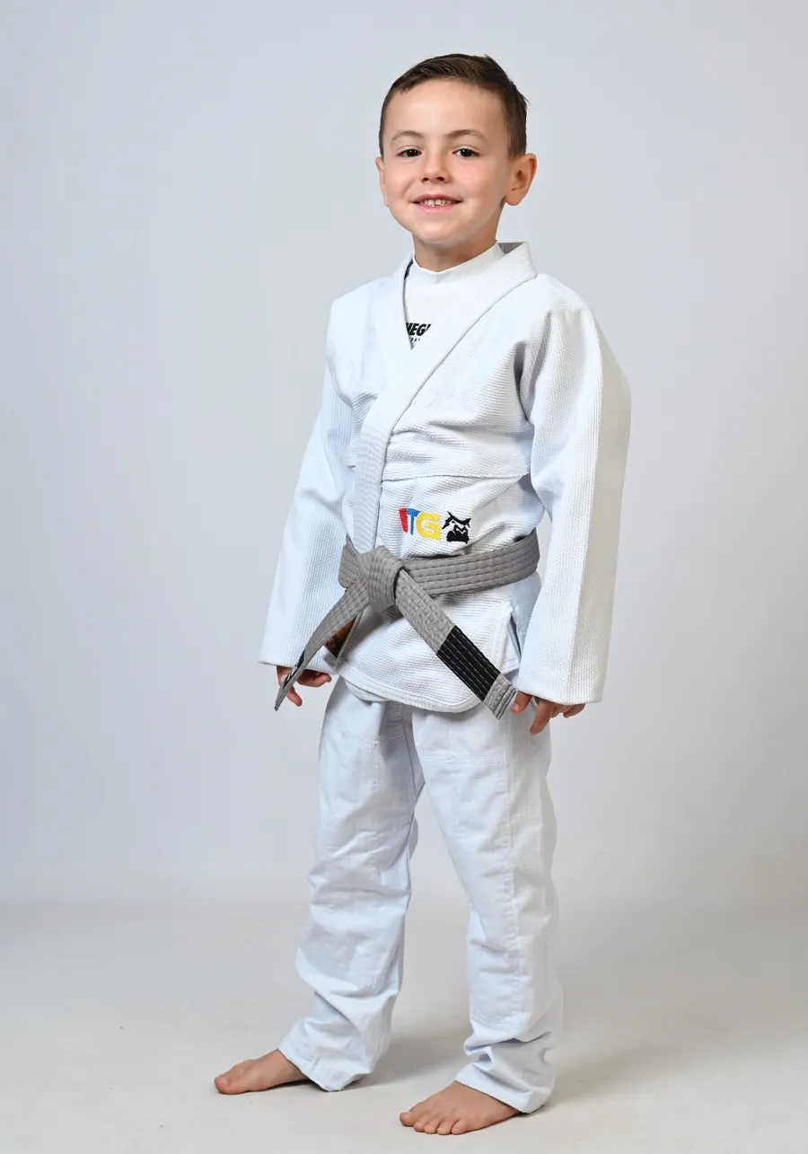 Kimono Infantil In The Guard Colors Branco