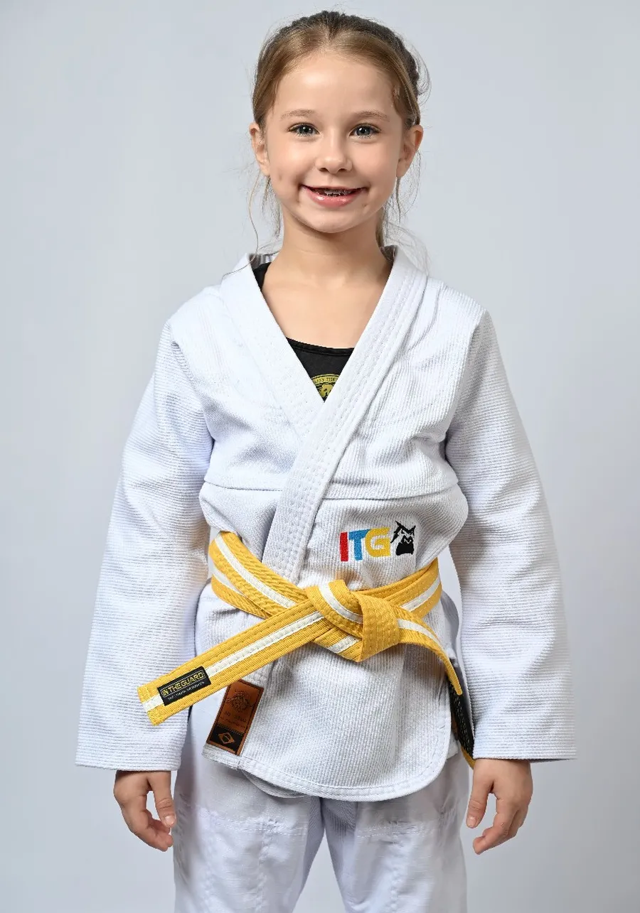 Kimono Infantil In The Guard Colors Branco