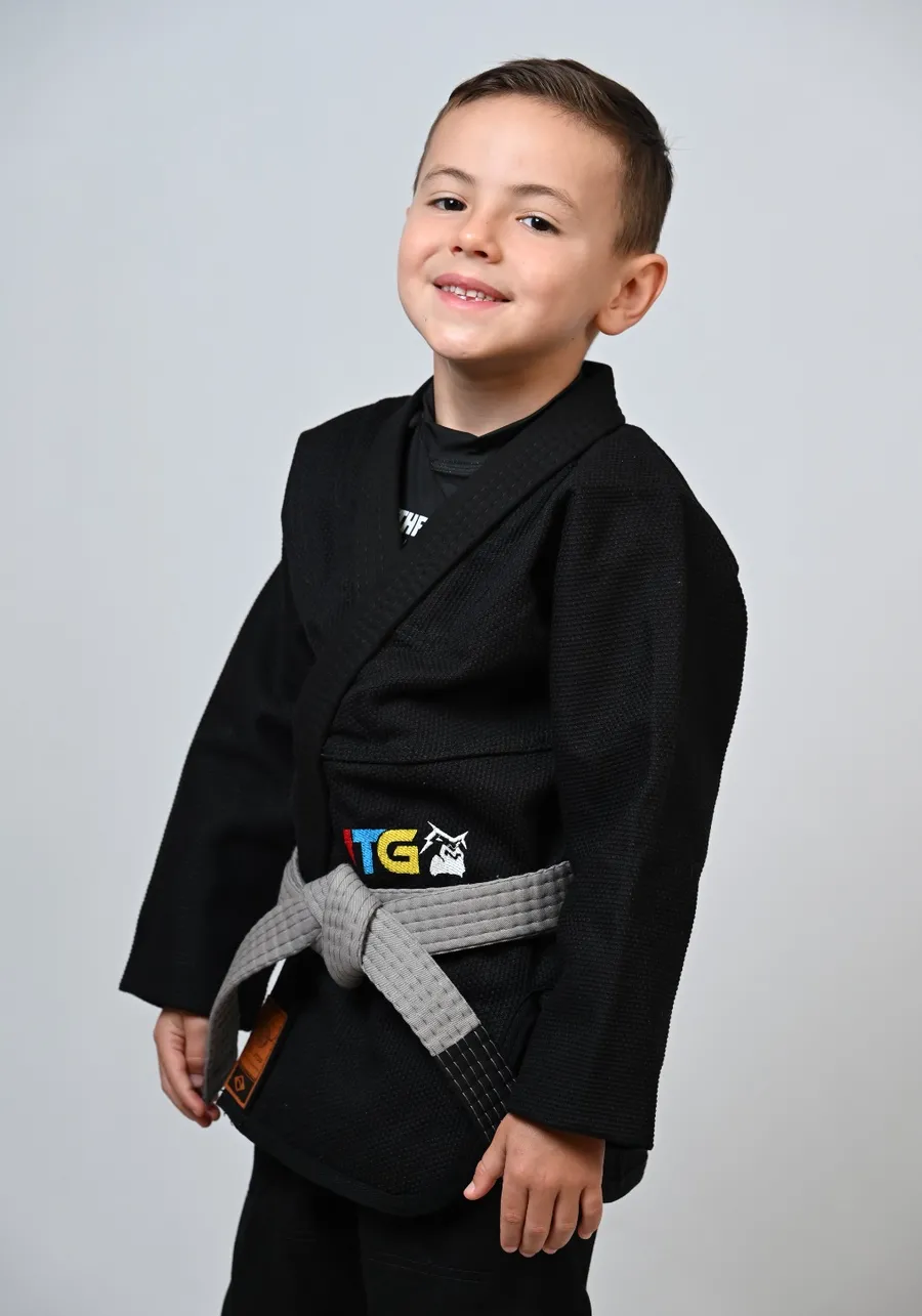 Kimono Infantil In The Guard Colors Preto