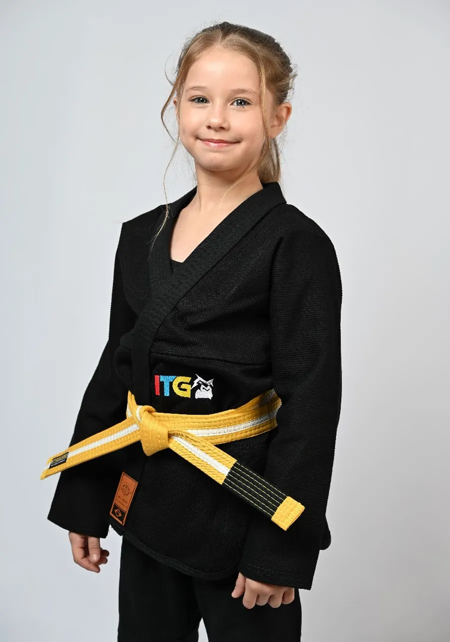 Kimono Infantil In The Guard Colors Preto