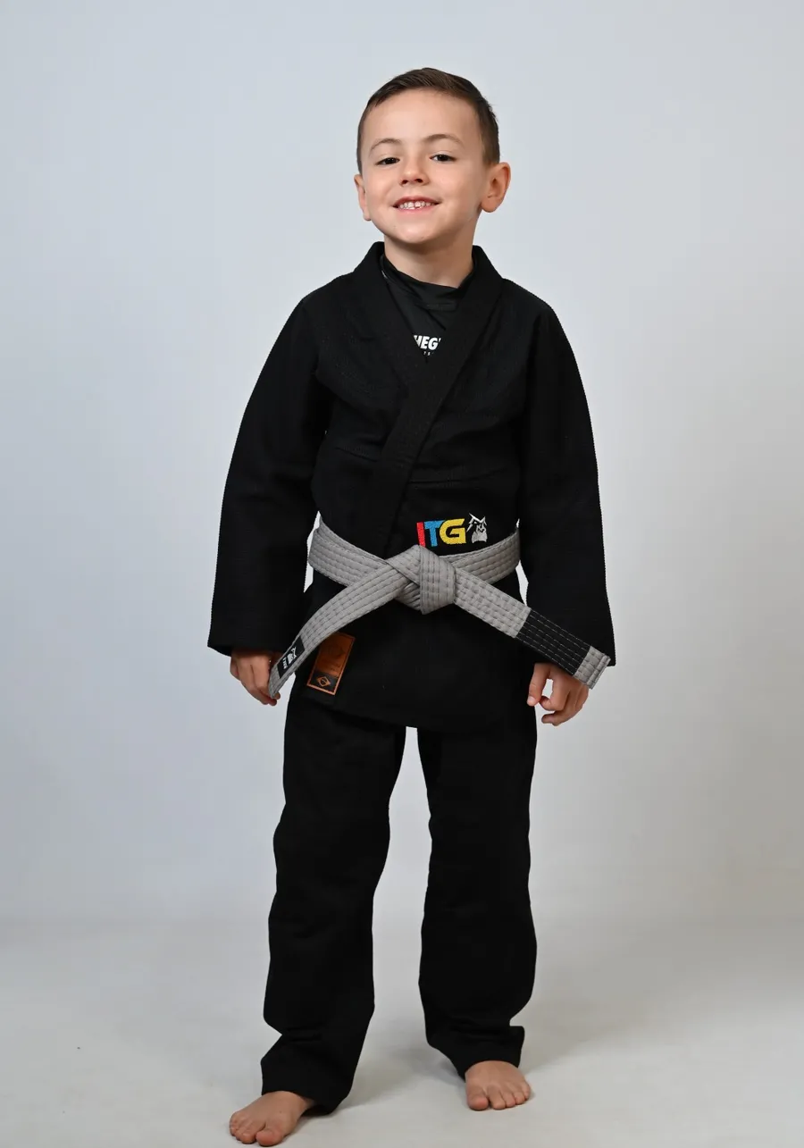 Kimono Infantil In The Guard Colors Preto