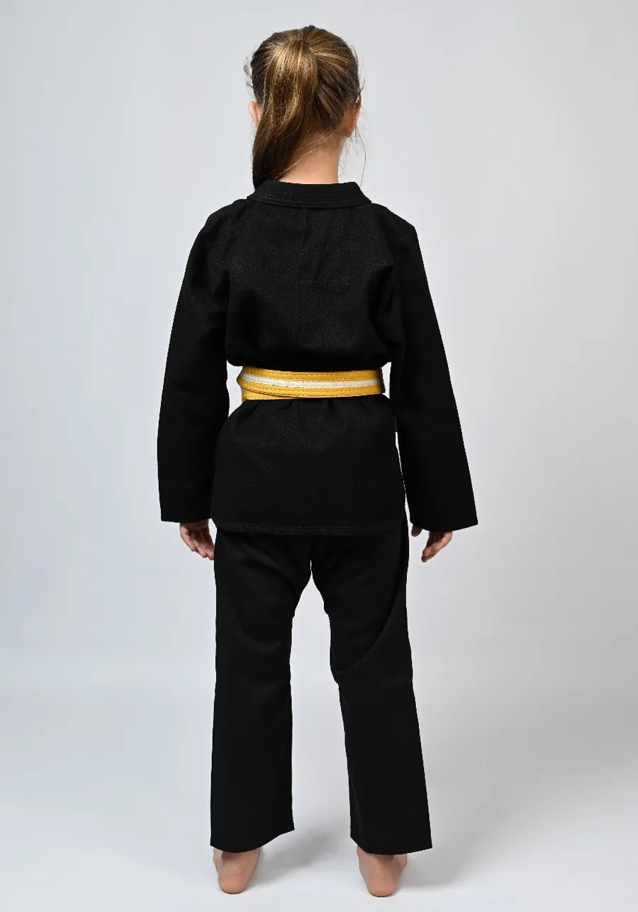 Kimono Infantil In The Guard Colors Preto
