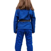 Kimono Infantil In The Guard Liso Azul - imagem 10