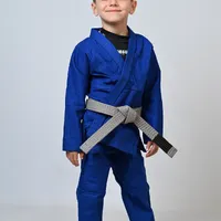 Kimono Infantil In The Guard Liso Azul - imagem 5