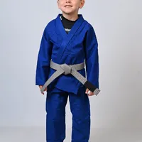 Kimono Infantil In The Guard Liso Azul - imagem 1
