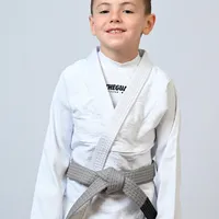 Kimono Infantil In The Guard Liso Branco - imagem 5