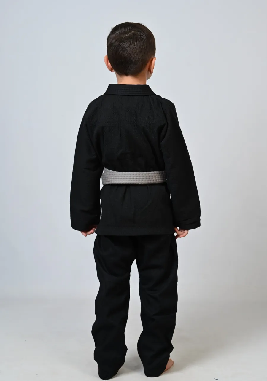 Kimono Infantil In The Guard Liso Preto