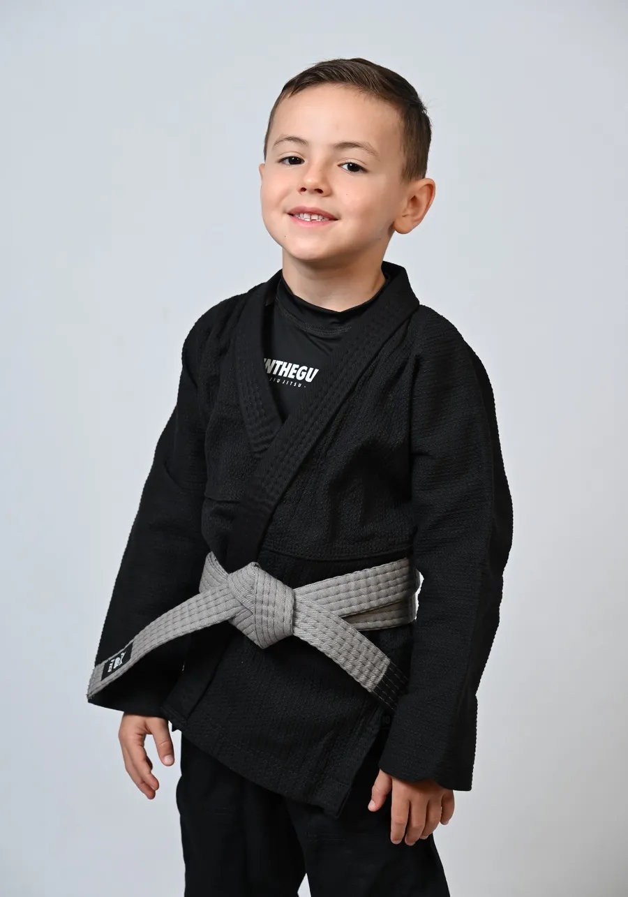 Kimono Infantil In The Guard Liso Preto