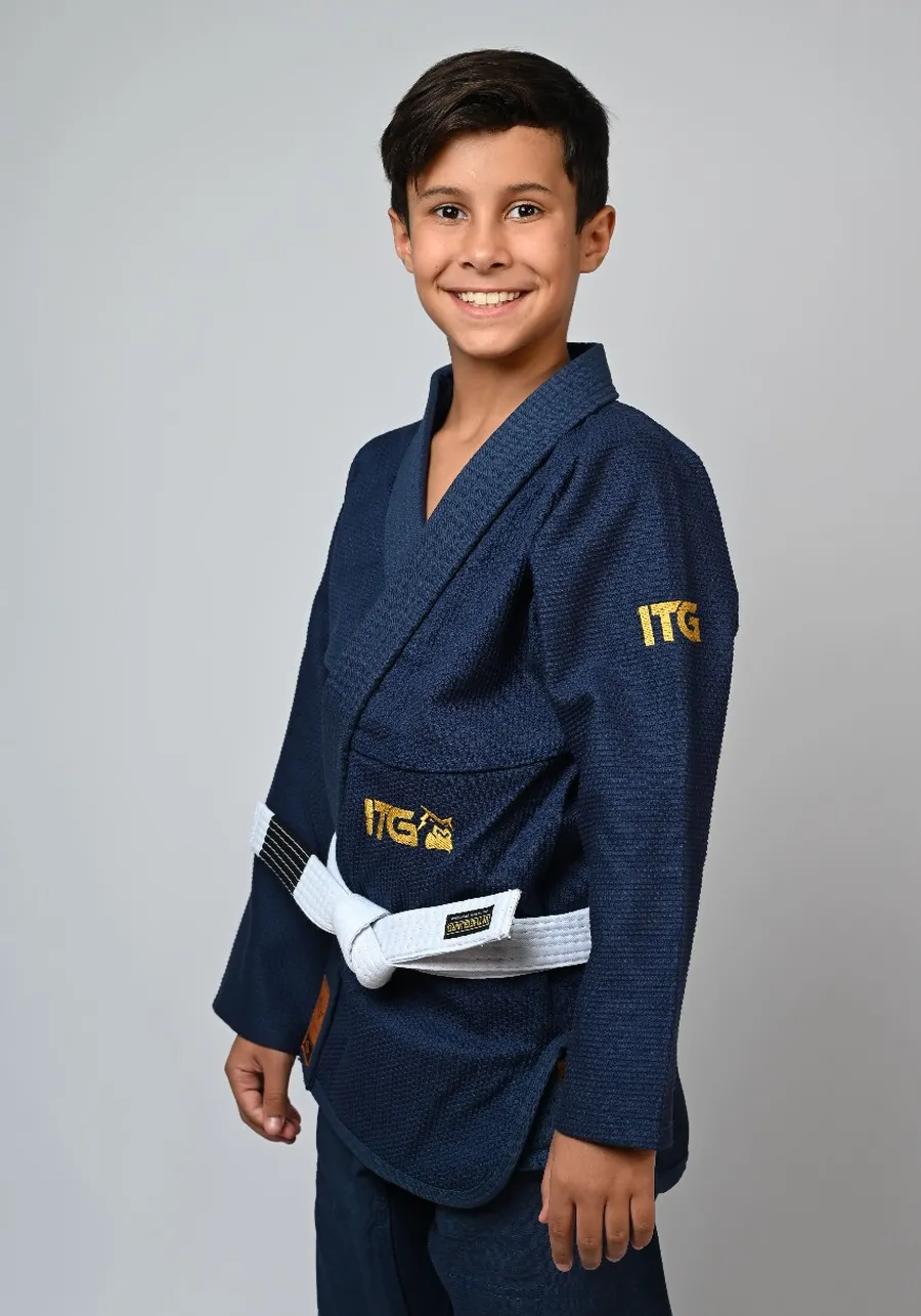 Kimono Infantil In The Guard Marinho