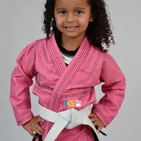Kimono Feminino MIRIM 4 e 5 anos. Rosa INFANTIL:TAMANHO 6 - imagem 2