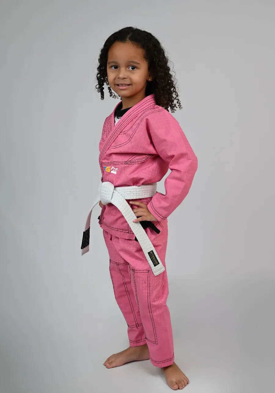 Kimono Feminino MIRIM 4 e 5 anos. Rosa INFANTIL:TAMANHO 6