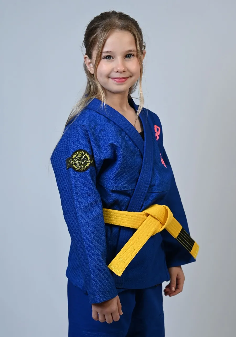 Kimono Infantil In The Guard Girls Azul
