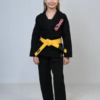 Kimono Infantil In The Guard Girls Preto - imagem 1