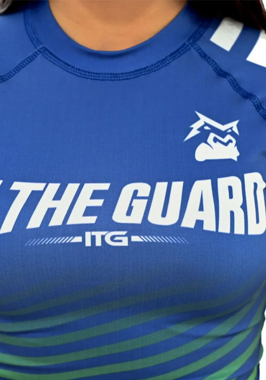 Rash Guard Feminina Brasil Azul