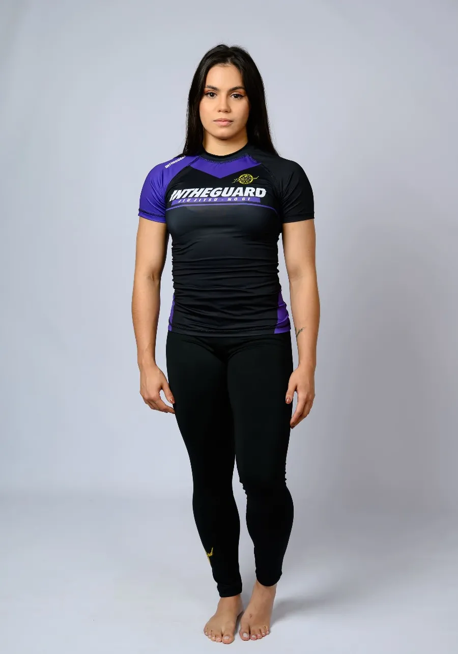 Rash Guard Feminina Team ITG Roxa