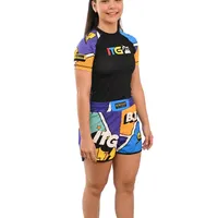Rash Guard Infantil Colors Preta - imagem 12