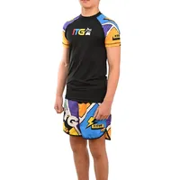 Rash Guard Infantil Colors Preta - imagem 13