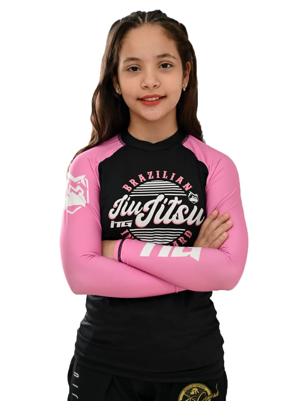 Rash Guard Infantil Feminina Pink