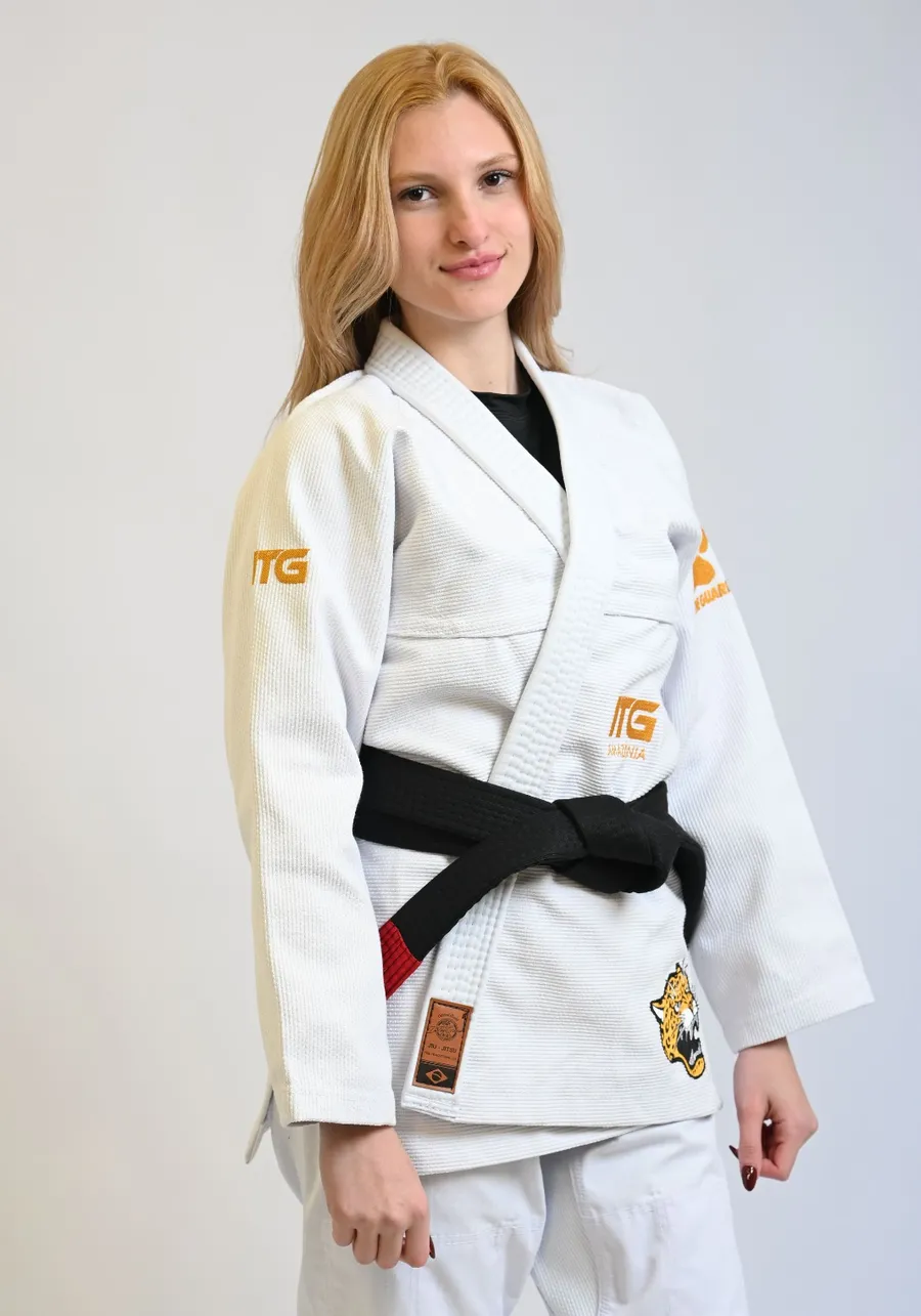 Kimono Feminino In The Guard Amazonia Jaguar Branco