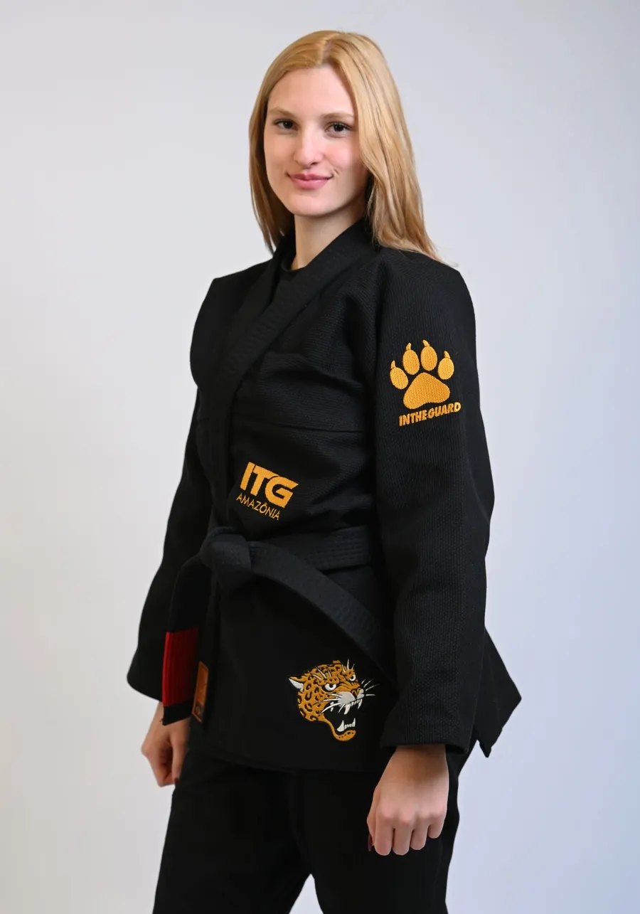 Kimono Feminino In The Guard Amazonia Jaguar Preto