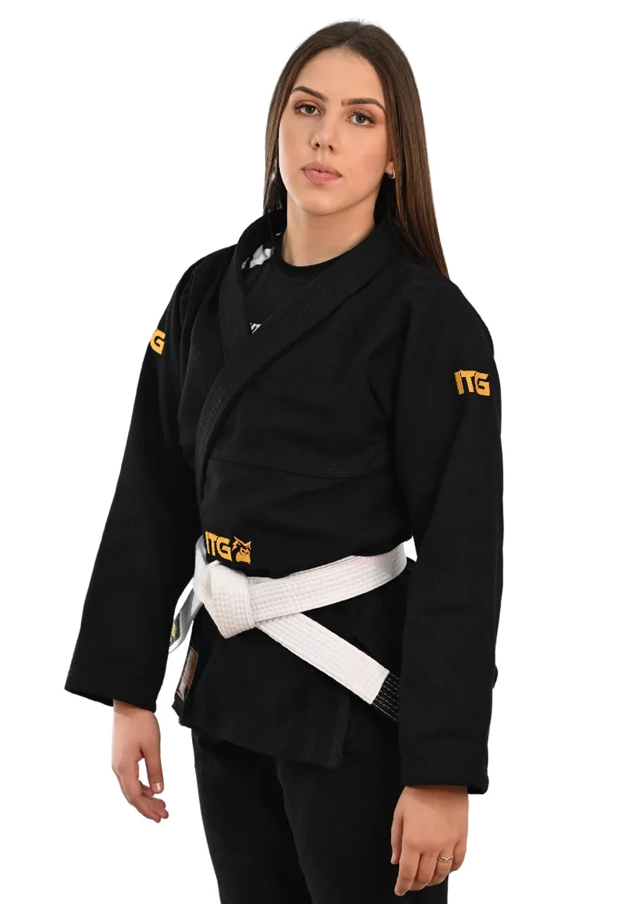 Kimono Feminino In The Guard Gold Pro Preto
