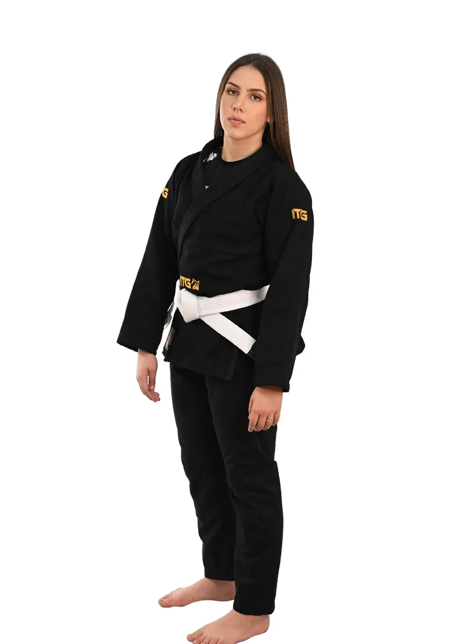 Kimono Feminino In The Guard Gold Pro Preto