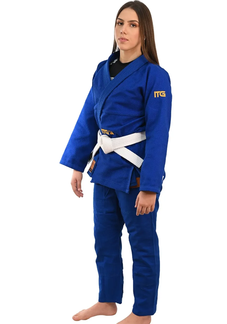 Kimono Feminino In The Guard Gold Pro Azul