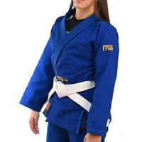 Kimono Feminino In The Guard Gold Pro Azul - imagem 6