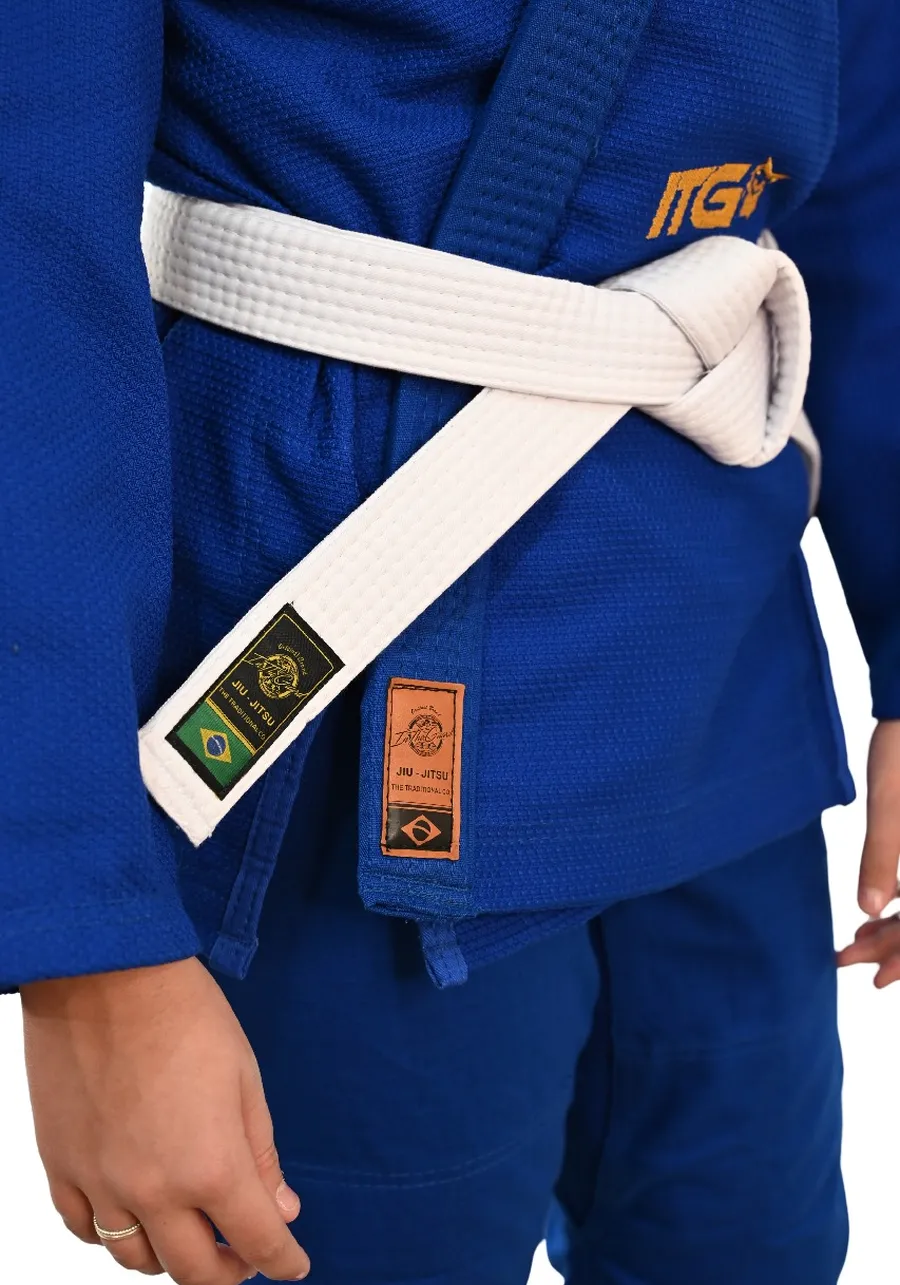 Kimono Feminino In The Guard Gold Pro Azul