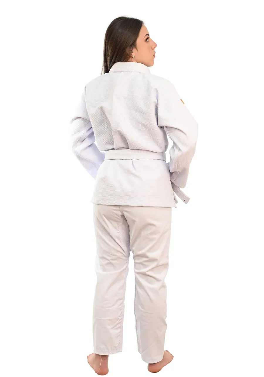 Kimono Feminino In The Guard Gold Pro Branco 