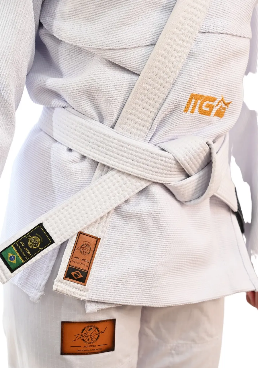 Kimono Feminino In The Guard Gold Pro Branco 