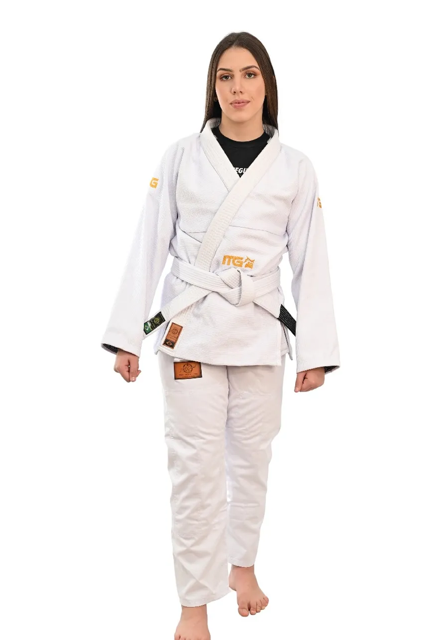 Kimono Feminino In The Guard Gold Pro Branco 