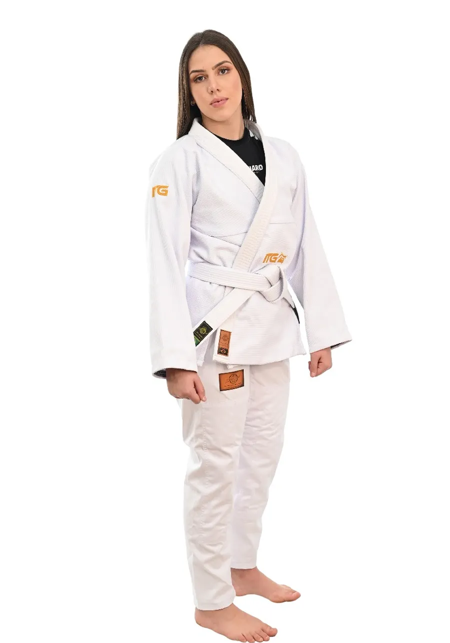 Kimono Feminino In The Guard Gold Pro Branco 