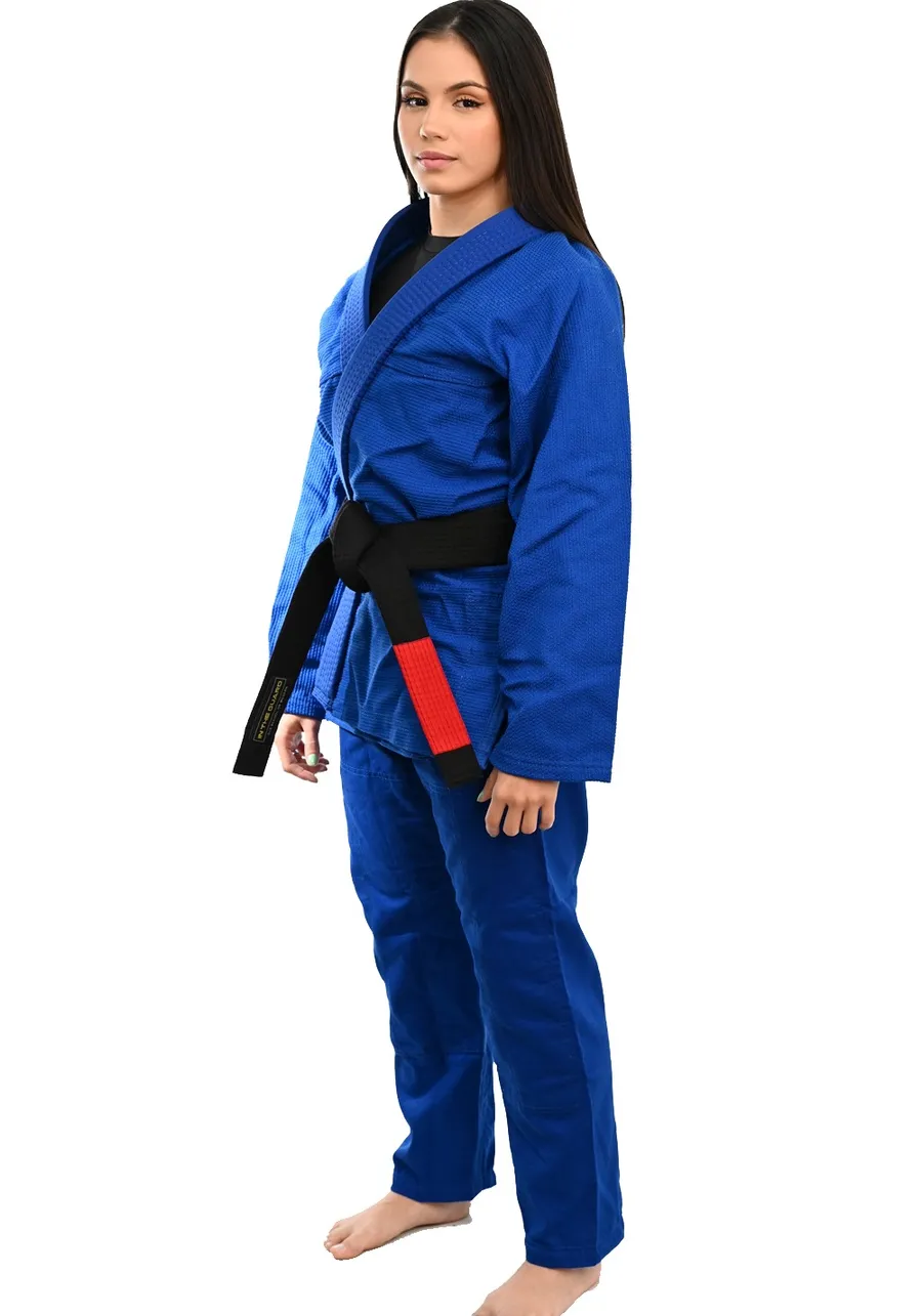  	Kimono Feminino In The Guard Jiu-Jitsu Liso Preto