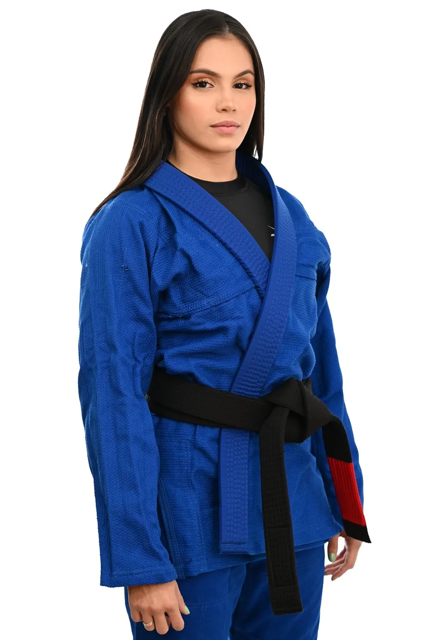  	Kimono Feminino In The Guard Jiu-Jitsu Liso Preto