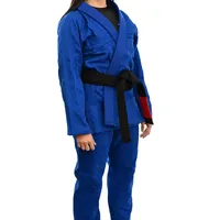  	Kimono Feminino In The Guard Jiu-Jitsu Liso Preto - imagem 4