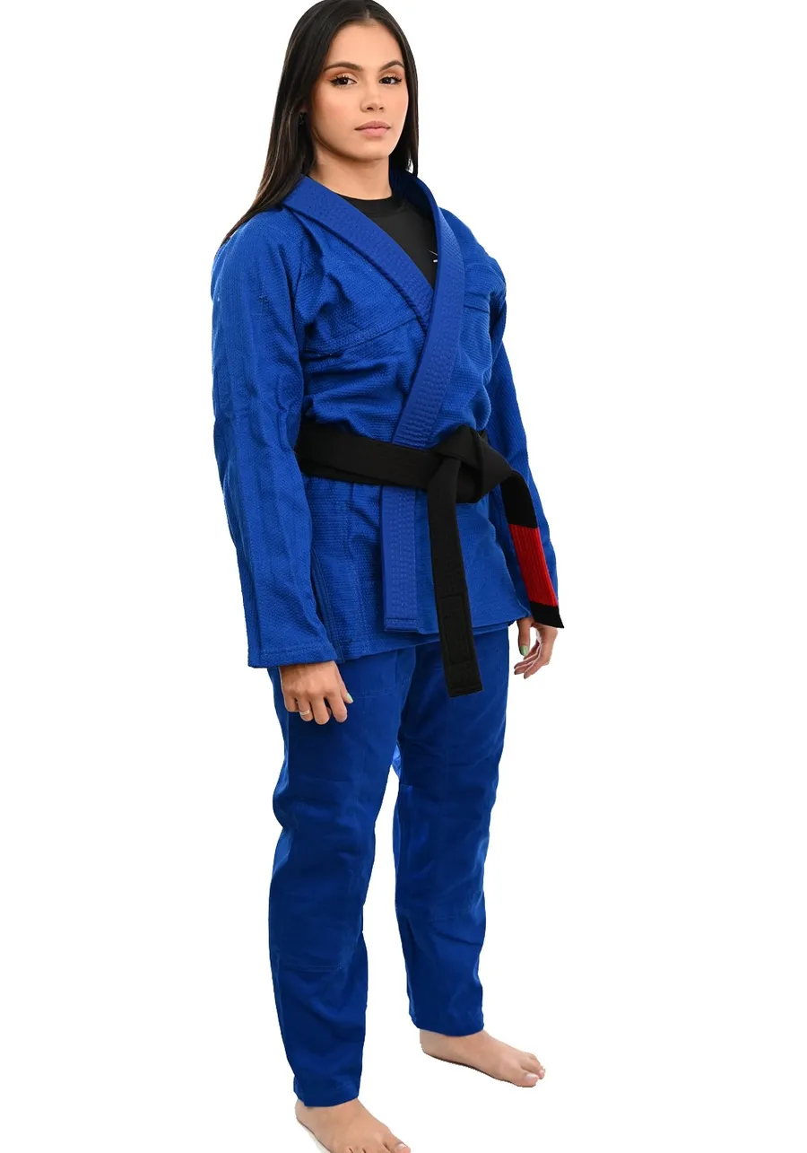  	Kimono Feminino In The Guard Jiu-Jitsu Liso Preto