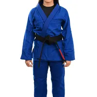  	Kimono Feminino In The Guard Jiu-Jitsu Liso Preto - imagem 1