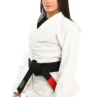 Kimono Feminino In The Guard Jiu-Jitsu Liso Branca - imagem 3