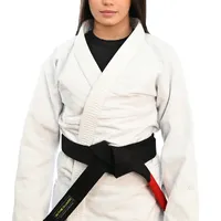 Kimono Feminino In The Guard Jiu-Jitsu Liso Branca - imagem 2