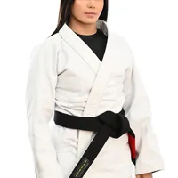 Kimono Feminino In The Guard Jiu-Jitsu Liso Branca - imagem 4