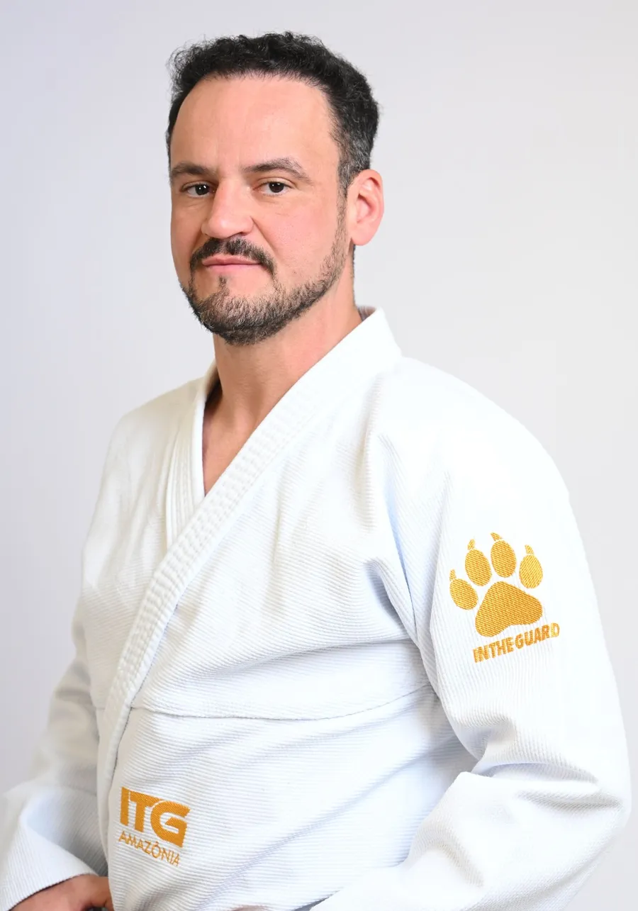 	 Kimono In The Guard Amazonia Jaguar Branco