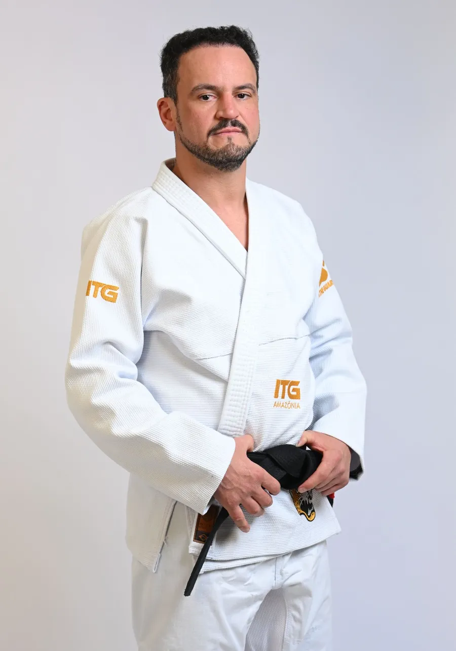 	 Kimono In The Guard Amazonia Jaguar Branco