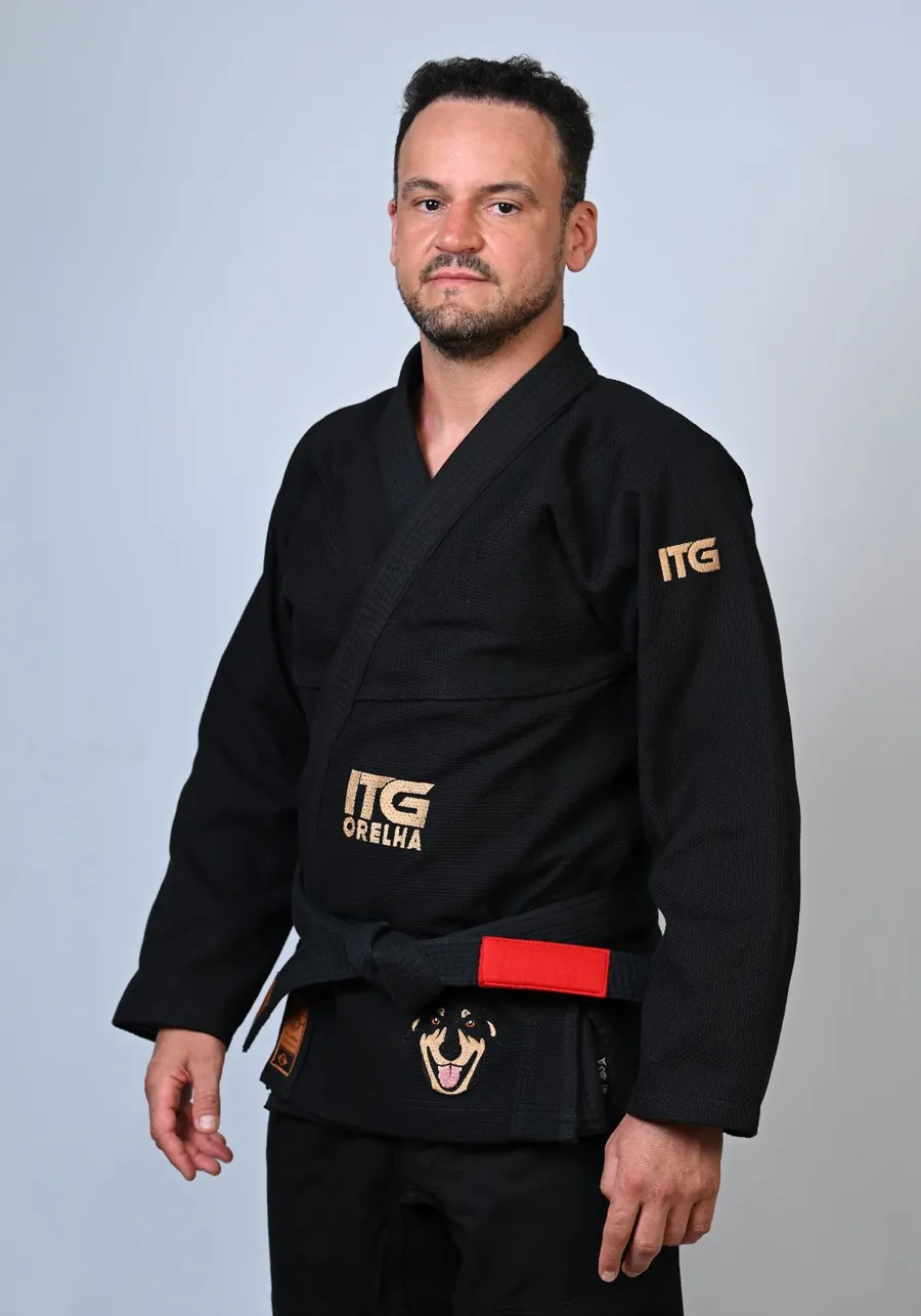 	 Kimono In The Guard Jiu-Jitsu ORELHA PRETO