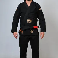 	 Kimono In The Guard Jiu-Jitsu ORELHA PRETO - imagem 1