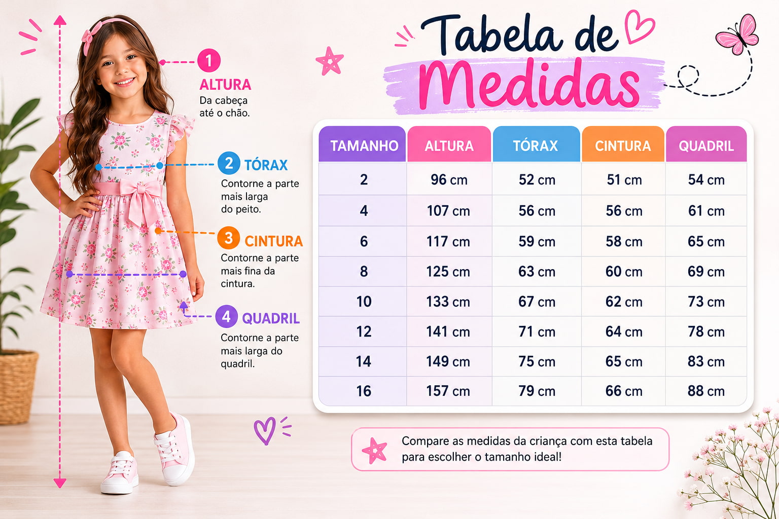 Tabela de Medidas