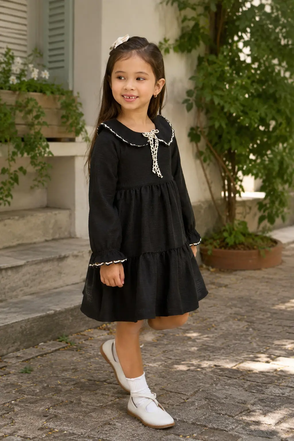 Conjunto Infantil Soft Urban com Saia Texturizada