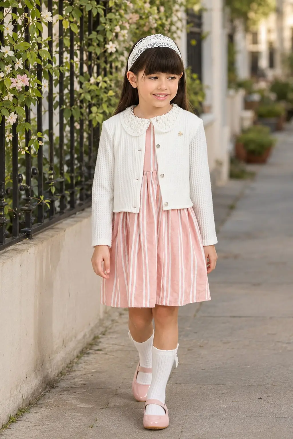 Conjunto Infantil Soft Urban com Saia Texturizada